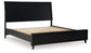 Danziar Queen Panel Bed with Mirrored Dresser and Nightstand