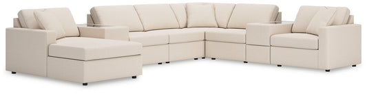 Modmax 8-Piece Sectional with Chaise and Storage Consoles