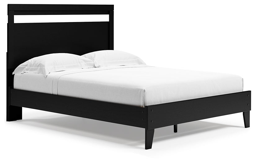 Finch Queen Panel Platform Bed with Dresser, Chest and Nightstand