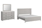 Cottonburg King Panel Bed with Mirrored Dresser